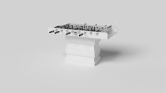 Elevate Customs Baluster Foosball Tables /Solid Pantone White in 5' -Made in USA