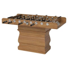 Elevate Customs Baluster Foosball Tables / Solid Teak Wood in 5' - Made in USA