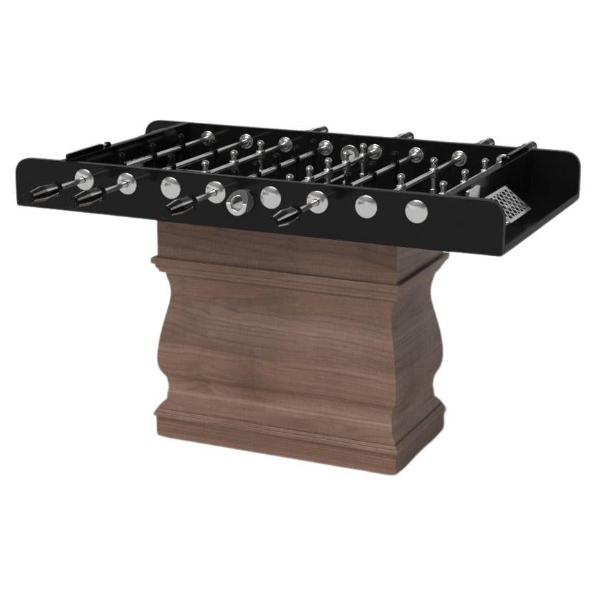 Elevate Customs Baluster Foosball Tables / Solid Walnut Wood in 5' - Made in USA For Sale