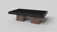 Elevate Customs Baluster Pool Table / Solid Walnut Wood in 9'- Made in USA