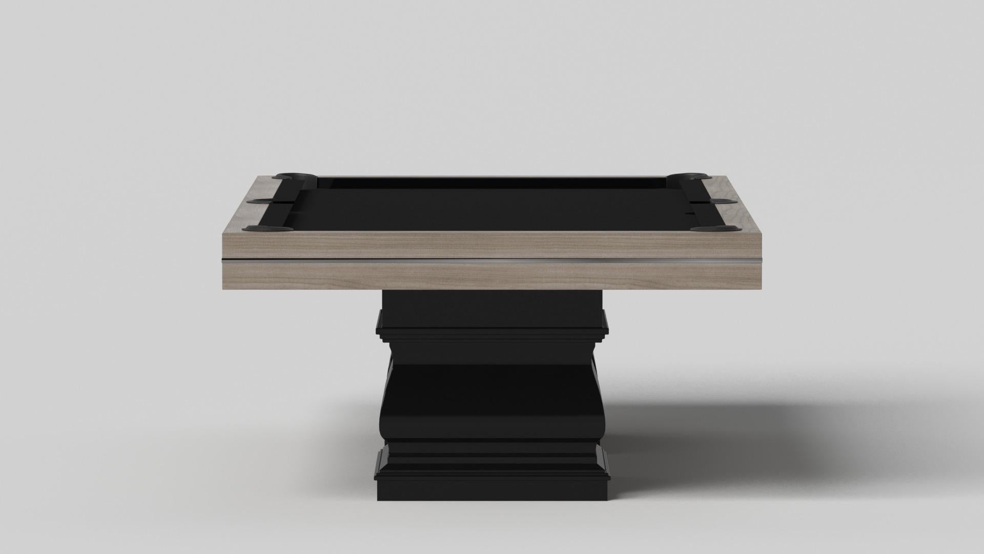 white oak pool table
