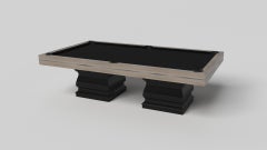 Elevate Customs Baluster Pool Table / Solid White Oak Wood in 9'- Made in USA
