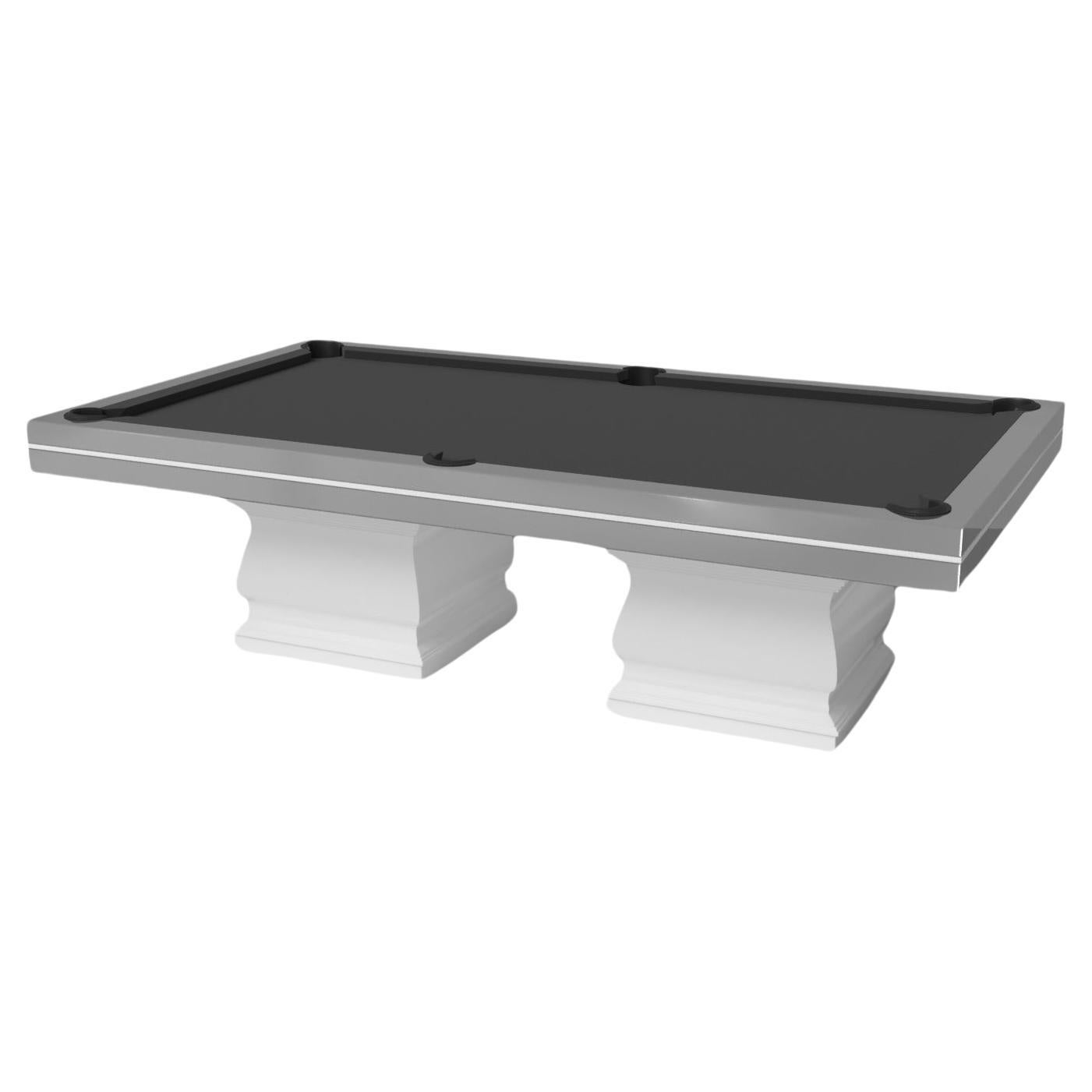 Elevate Customs Baluster Pool Table / Stainless Steel Metal in 9' - Made in USA