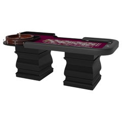Elevate Customs Baluster Roulette Tables /Solid Pantone Black Color in 8'2" -USA