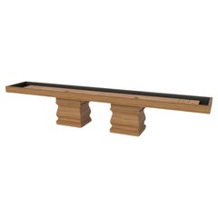 Mesas de tejo con balaustres Elevate Customs / Madera maciza de teca en 12' - EE.UU.