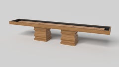 Elevate Customs Baluster Shuffleboard Tables / Solid Teak Wood in 22' - USA