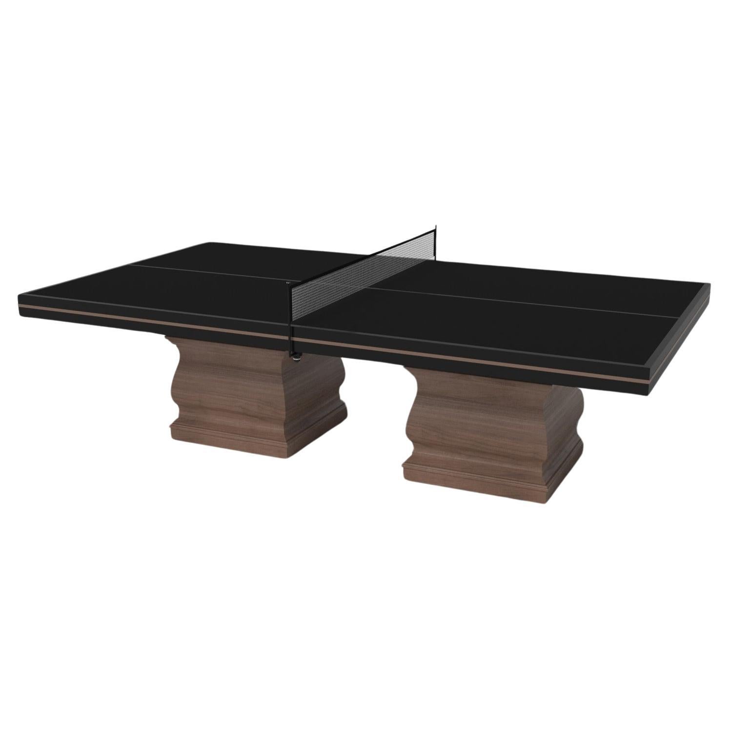 Table de tennis Elevate Customs Baluster / Bois de noyer massif en 9' - Made in USA