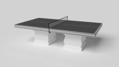 Elevate Customs Baluster Tennis Table / Stainless Steel Metal in 9' -Made in USA