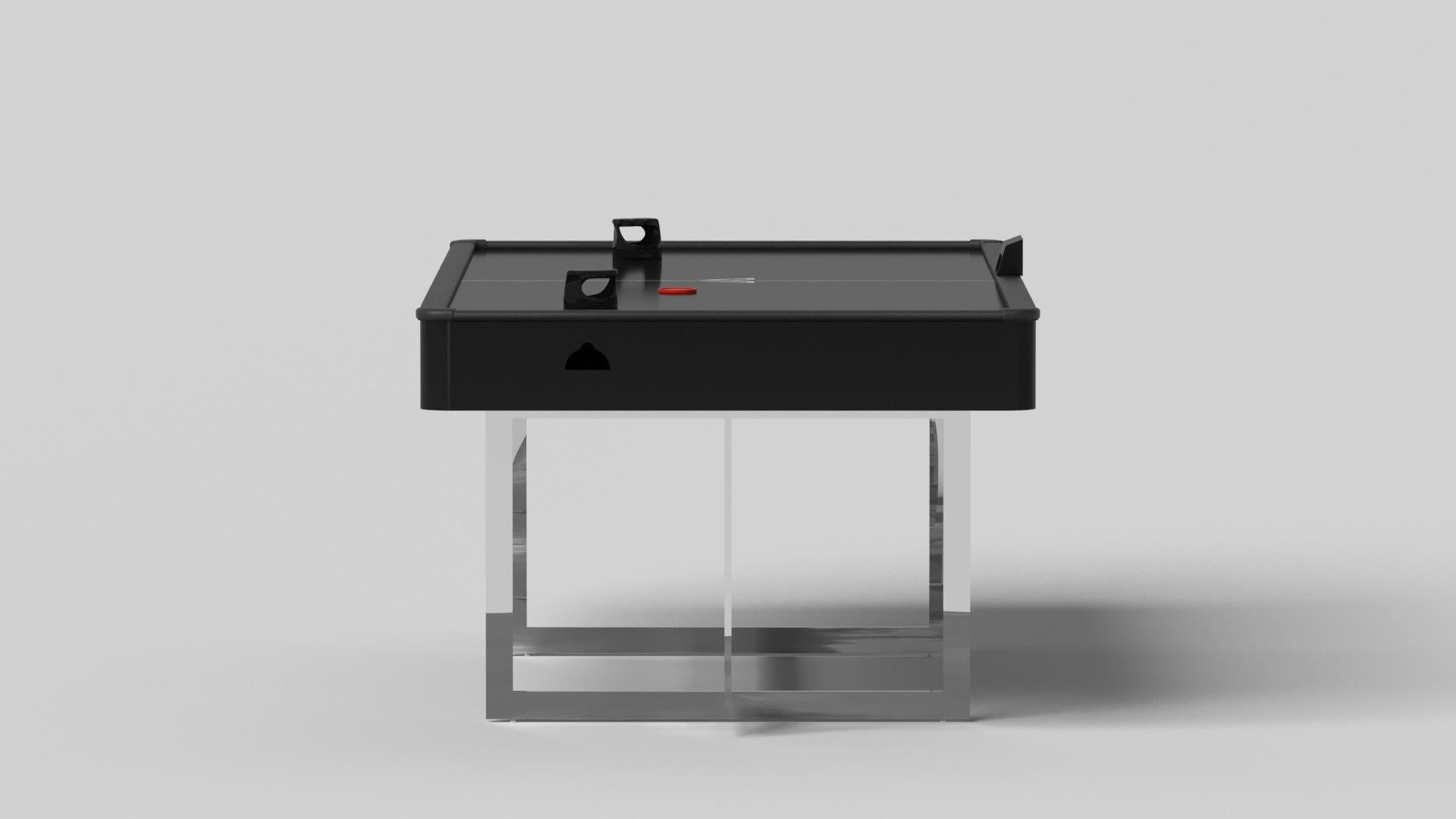 Moderne Elevate Customs Beso Air Hockey Tables / Solid Pantone Black in 7' - Made in USA en vente