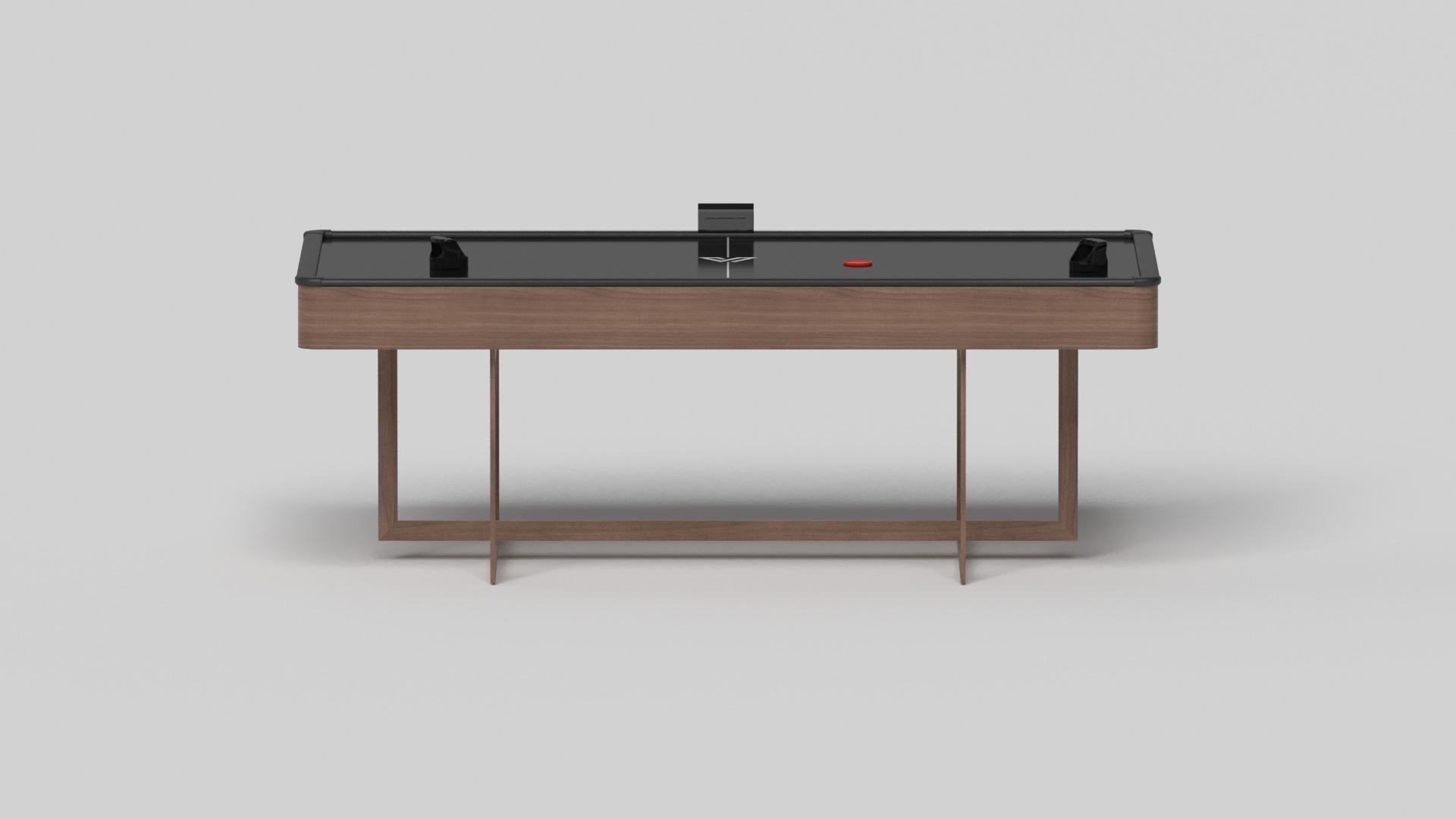 Américain Elevate Customs Beso Air Hockey Tables / Solid Walnut Wood in 7' - Made in USA en vente