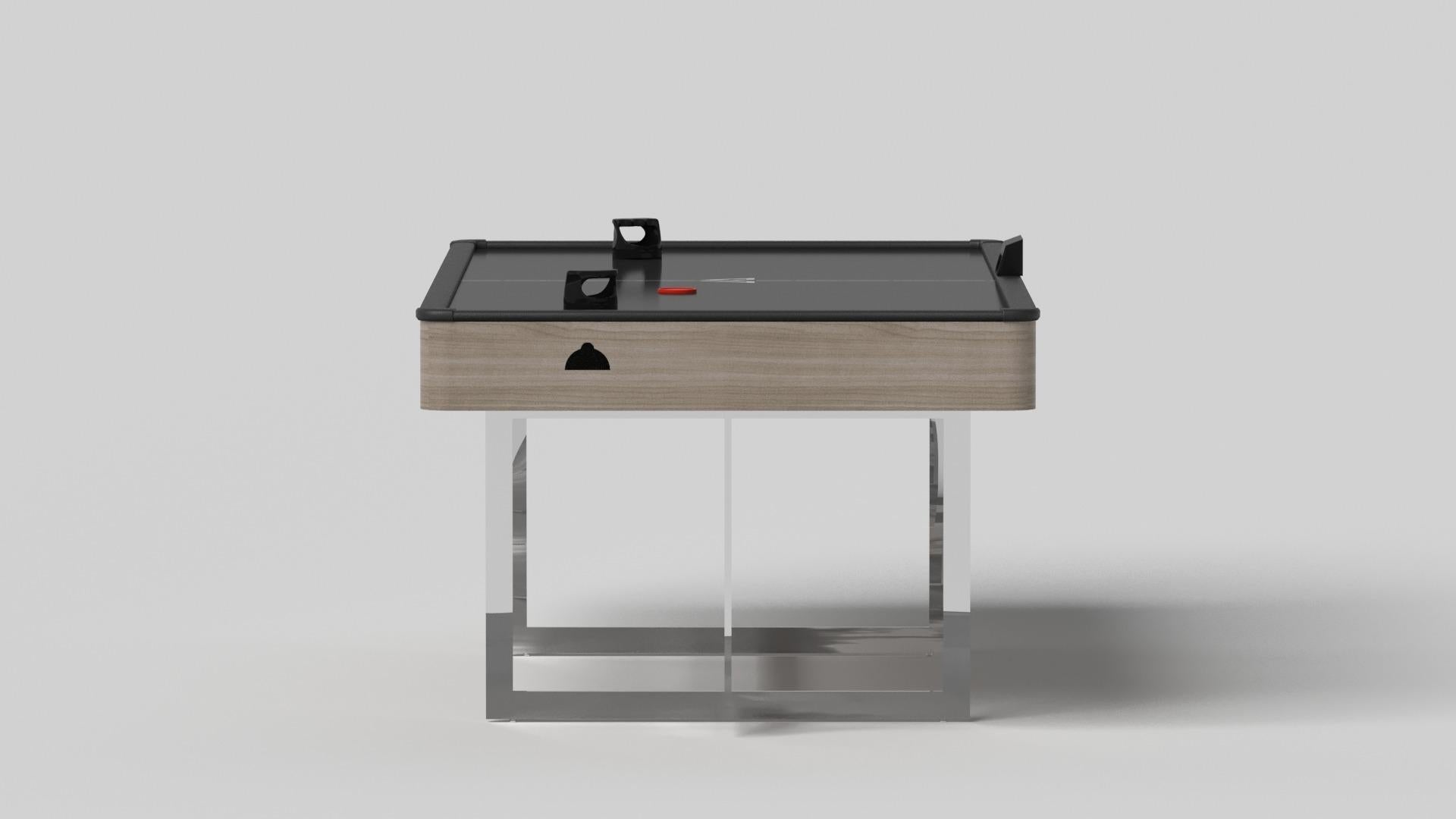 Elevate Customs Beso Air Hockey-Tische aus massivem weißem Eichenholz in 7' -Made in USA (Moderne) im Angebot