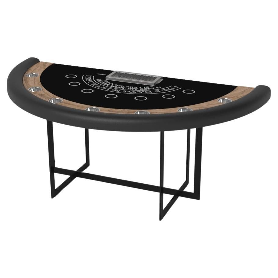 Elevate Customs Beso Black Jack Tables / Solid Curly Maple Wood in 7'4" - USA For Sale