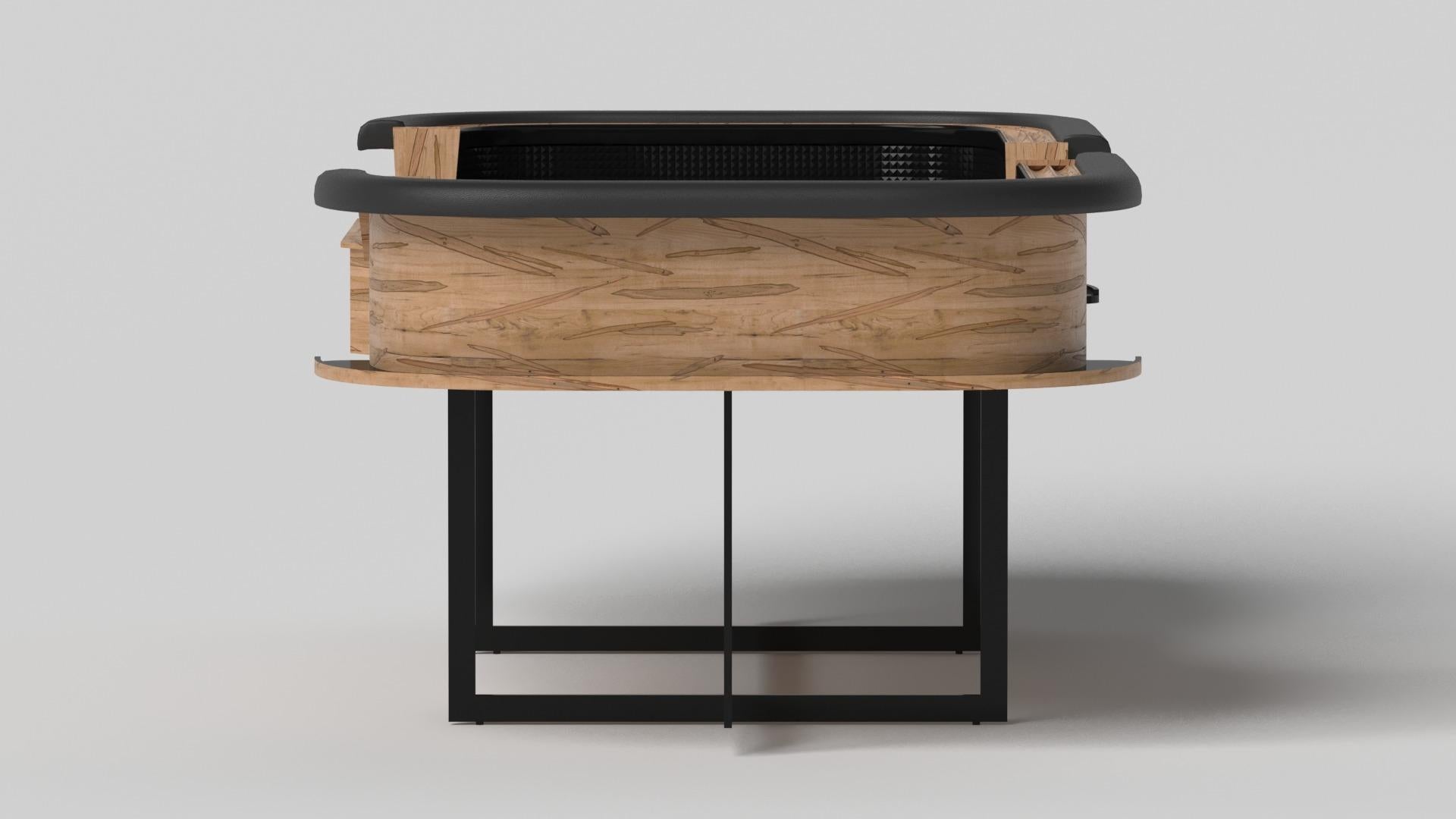 Modern Elevate Customs Beso Craps Tables / Solid Curly Maple Wood in 9'9