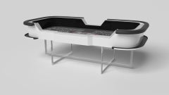 Elevate Customs Beso Craps Tables/Solid Pantone White Color in 9'9" -Made in USA