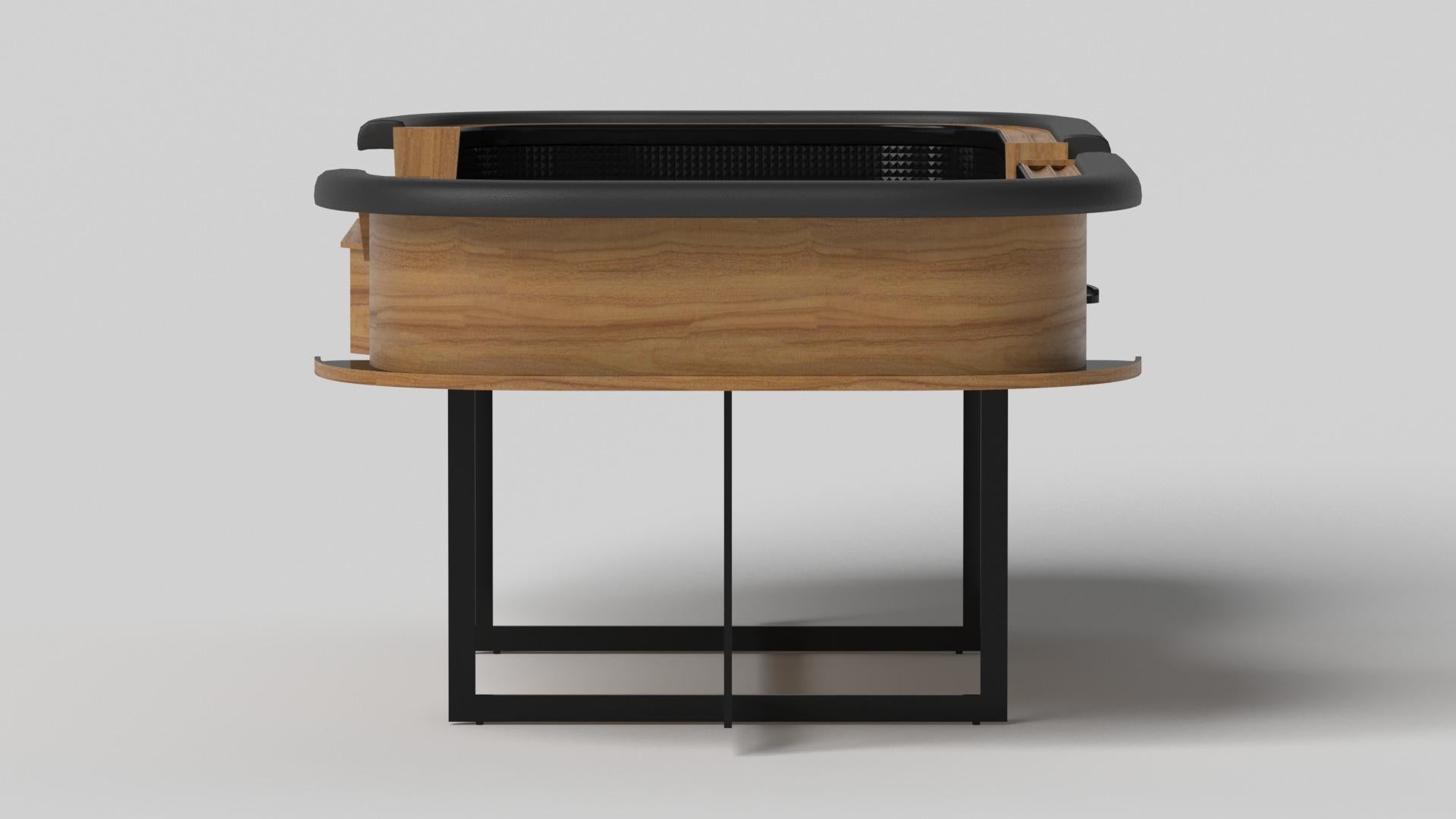 Modern Elevate Customs Beso Craps Tables / Solid Teak Wood in 9'9