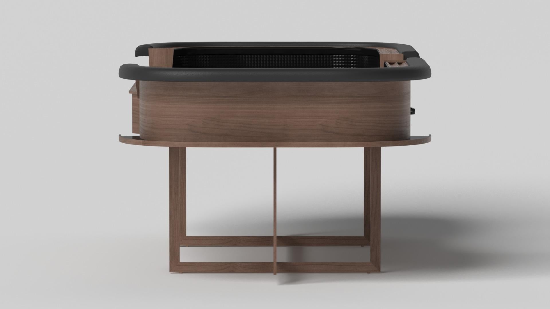 Modern Elevate Customs Beso Craps Tables / Solid Walnut Wood in 9'9