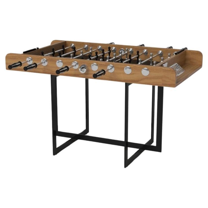 Elevate Customs Beso Foosball Tables / Solid Teak Wood in 5' - Made in USA For Sale