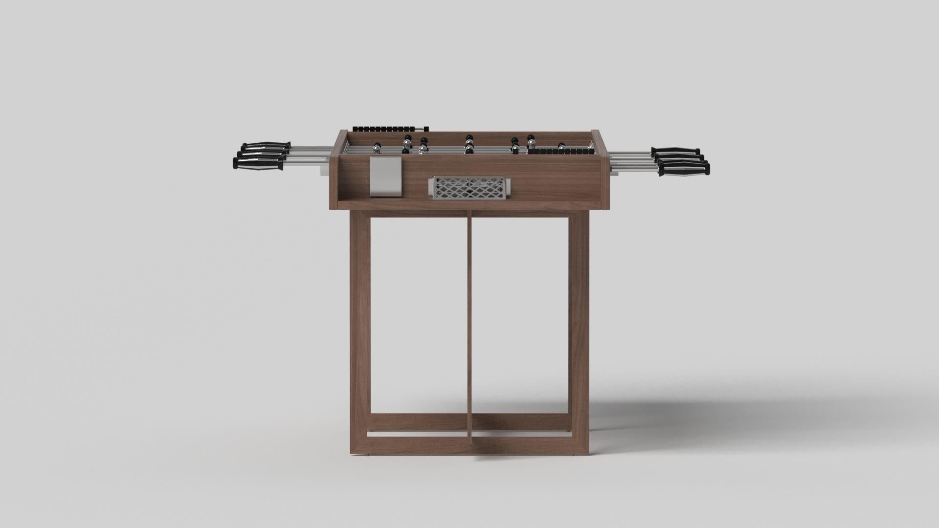 Moderne Elevate Customs Beso Foosball Tables / Solid Walnut Wood in 5' - Made in USA en vente