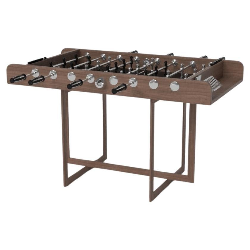 Elevate Customs Beso Foosball Tables / Solid Walnut Wood in 5' - Made in USA For Sale