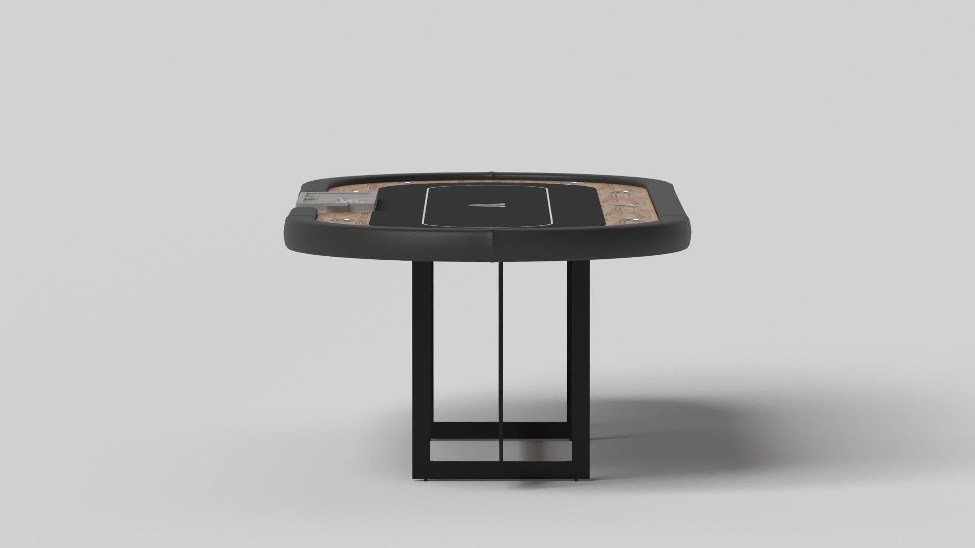 Moderno Tavoli da poker Beso di Elevate Customs / Legno massiccio di acero riccio in 8'8