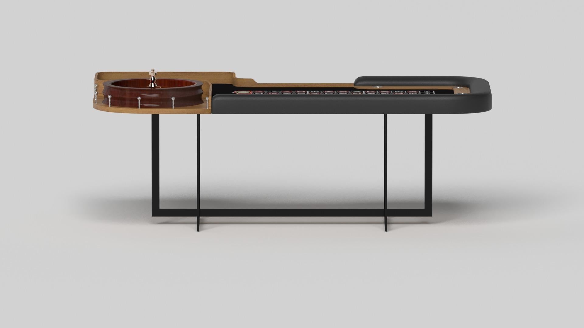 American Elevate Customs Beso Roulette Tables / Solid Teak Wood in 8'2