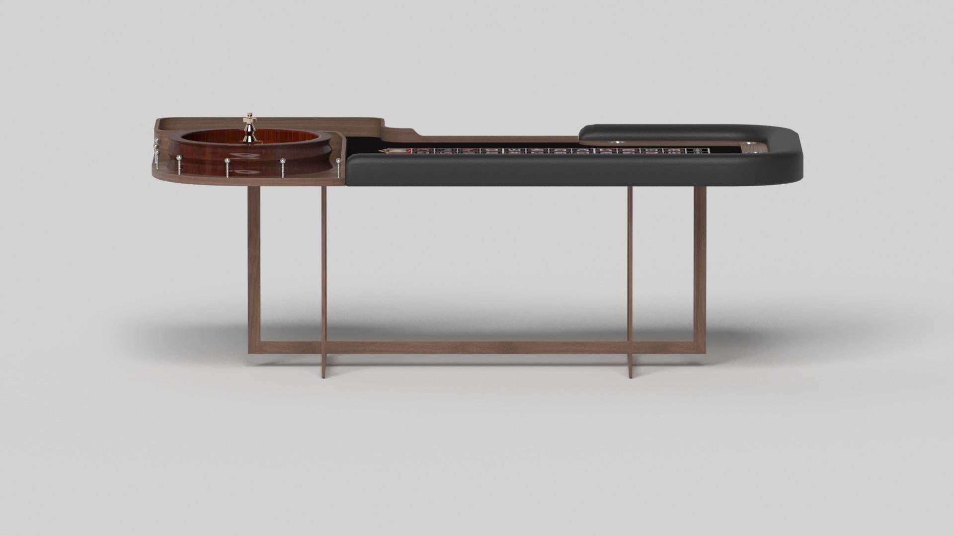 Américain Elevate Customs Beso Roulette Tables / Solid Walnut Wood in 8'2