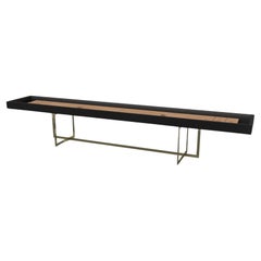 Elevate Customs Beso Shuffleboard Tables/Brass Stainless Steel Metal in 12' aux États-Unis