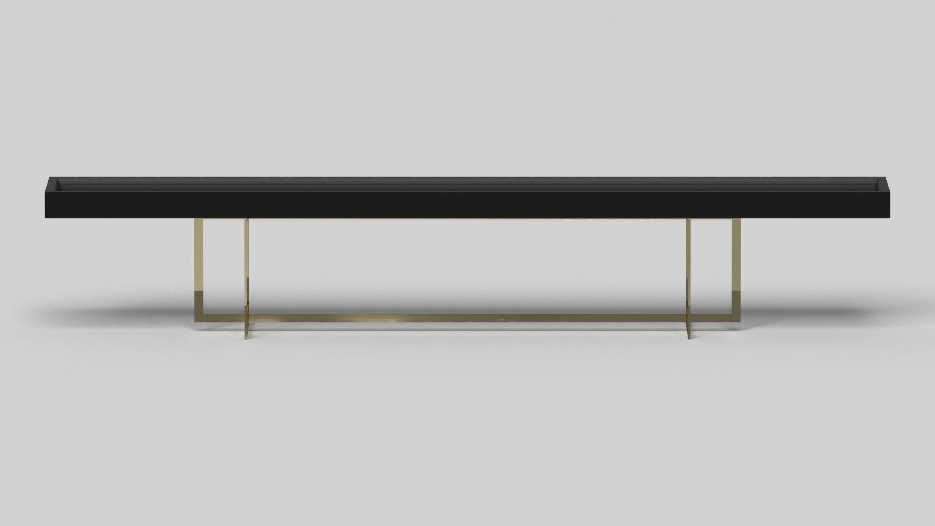 Americano Tavoli da Shuffleboard Elevate Customs Beso /Metallo in acciaio inox in 9' -USA in vendita