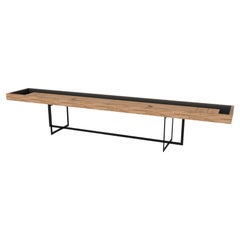 Elevate Customs Beso Shuffleboard Tables / Solid Curly Maple Wood in 12' - USA