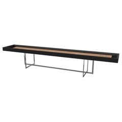 Elevate Customs Beso Shuffleboard Tables / Solid Pantone Black Color in 22' -USA