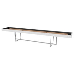 Elevate Customs Beso Shuffleboard-Tische / massive Pantone Weiß Farbe in 22' -USA