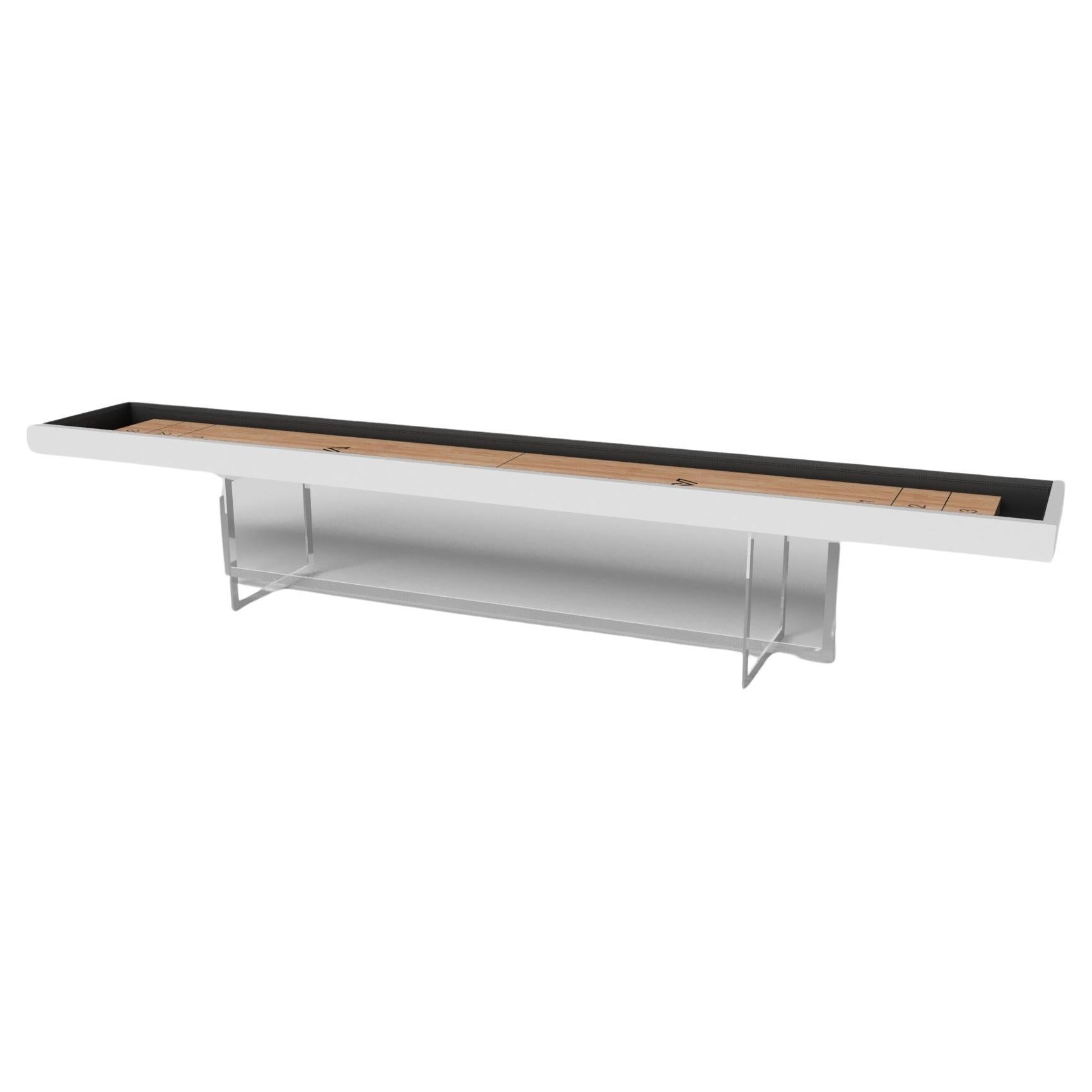 Elevate Customs Beso Shuffleboard Tables / Solid Pantone White Color in 9' - USA