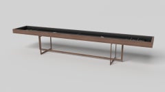 Elevate Customs Beso Shuffleboard Tables / Solid Walnut Wood in 12' -Made in USA