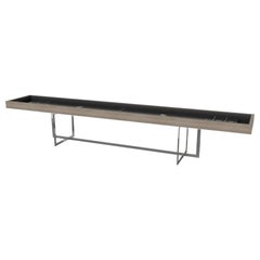 Elevate Customs Beso Shuffleboard-Tische aus massivem weißem Eichenholz in 12' - USA