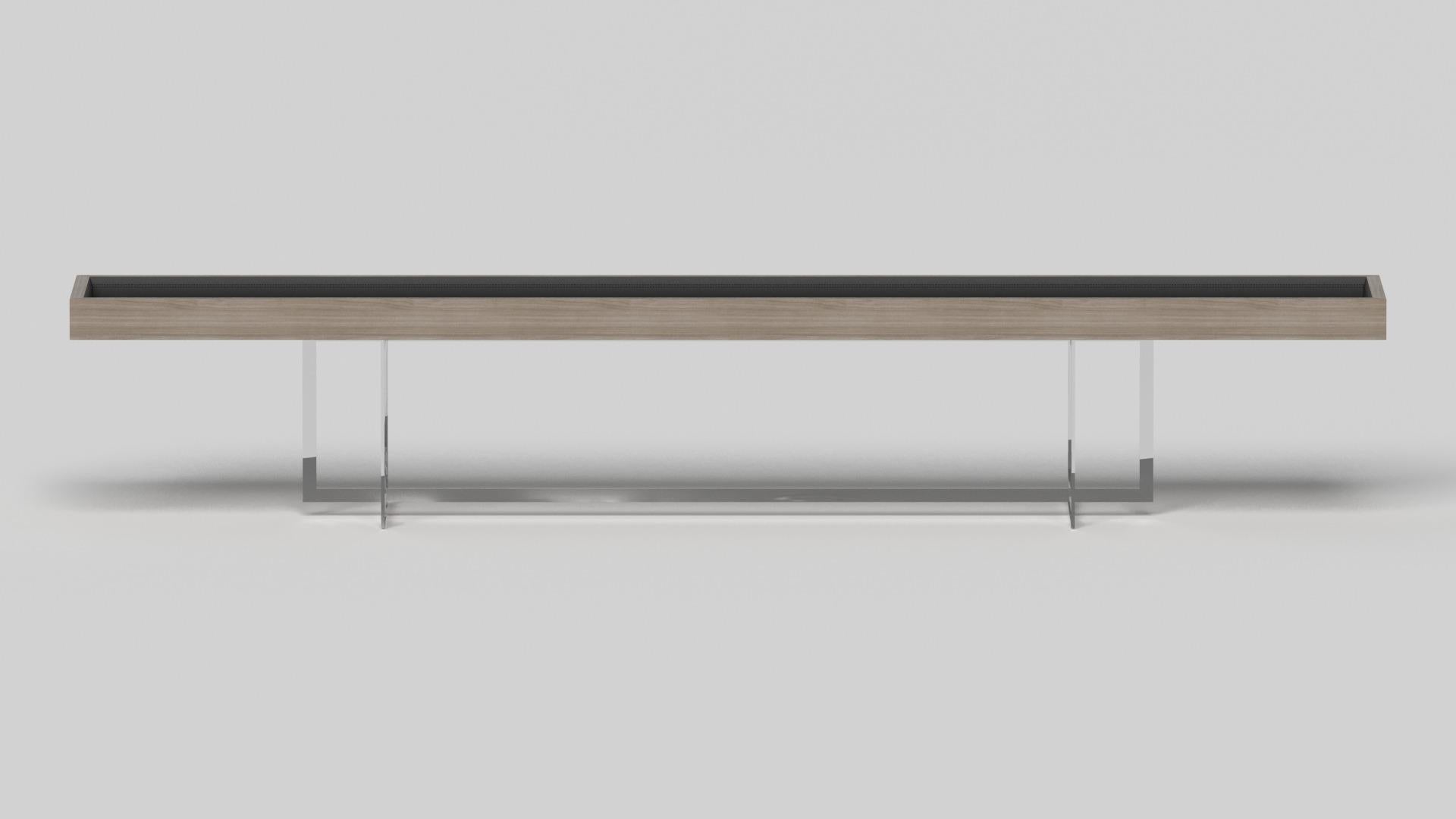Americano Tavoli da Shuffleboard Elevate Customs Beso / Legno massiccio di Oak Oak in 14' - USA in vendita