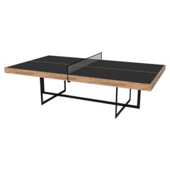 Elevate Customs Beso Tennis Table / Solid Curly Maple Wood in 9' - Made in USA