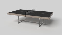 Elevate Customs Beso Tennis Table / Solid White Oak Wood in 9' - Made in USA
