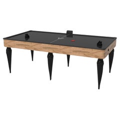 Elevate Customs Don Air Hockey Tables /Solid Curly Maple Wood in 7' -Made in USA