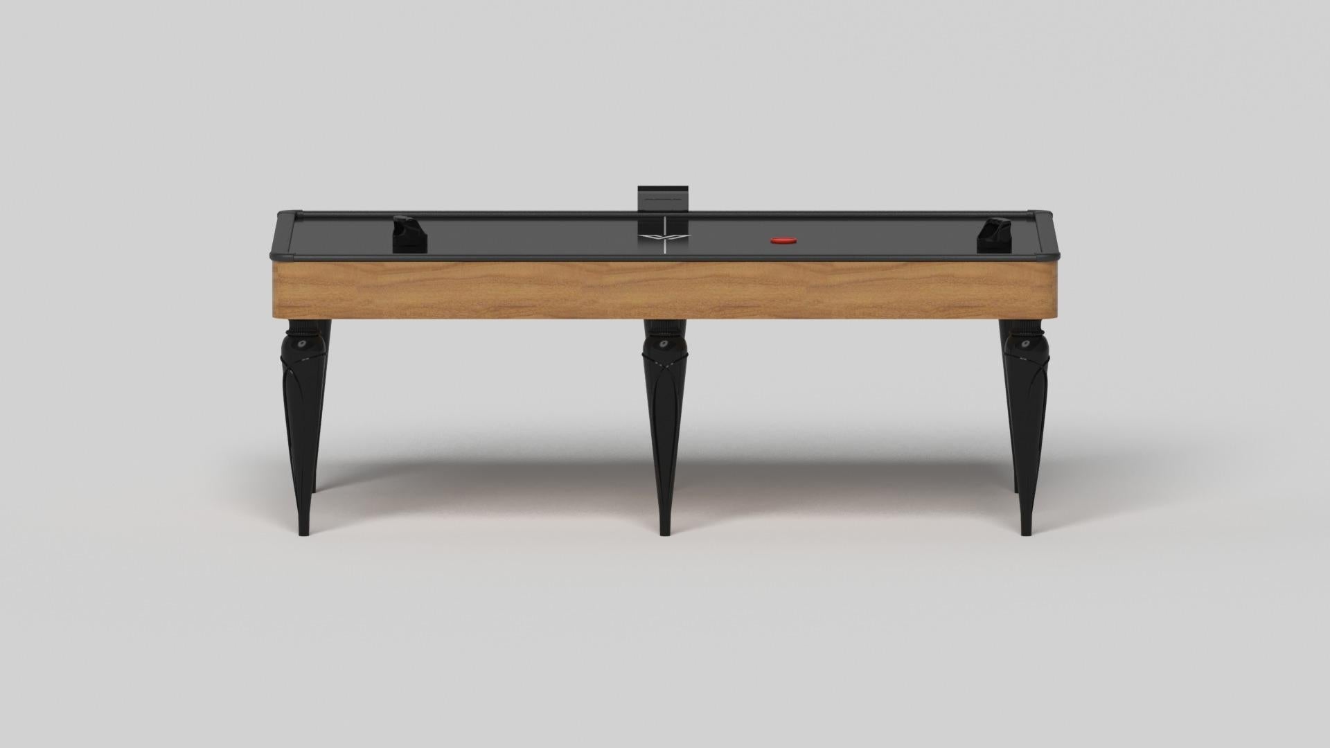Elevate Customs Don Mesas de Air Hockey / Madera maciza de teca  en 7' - Made in USA Estadounidense en venta