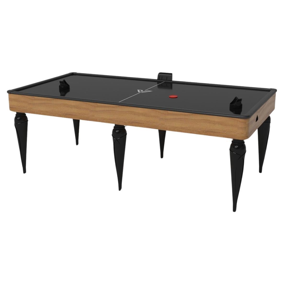 Elevate Customs Don Air Hockey Tables / Solid Teak Wood  in 7' - Made in USA