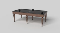 Elevate Customs Don Air Hockey Tables / Solid Walnut Wood in 7' - Made in USA