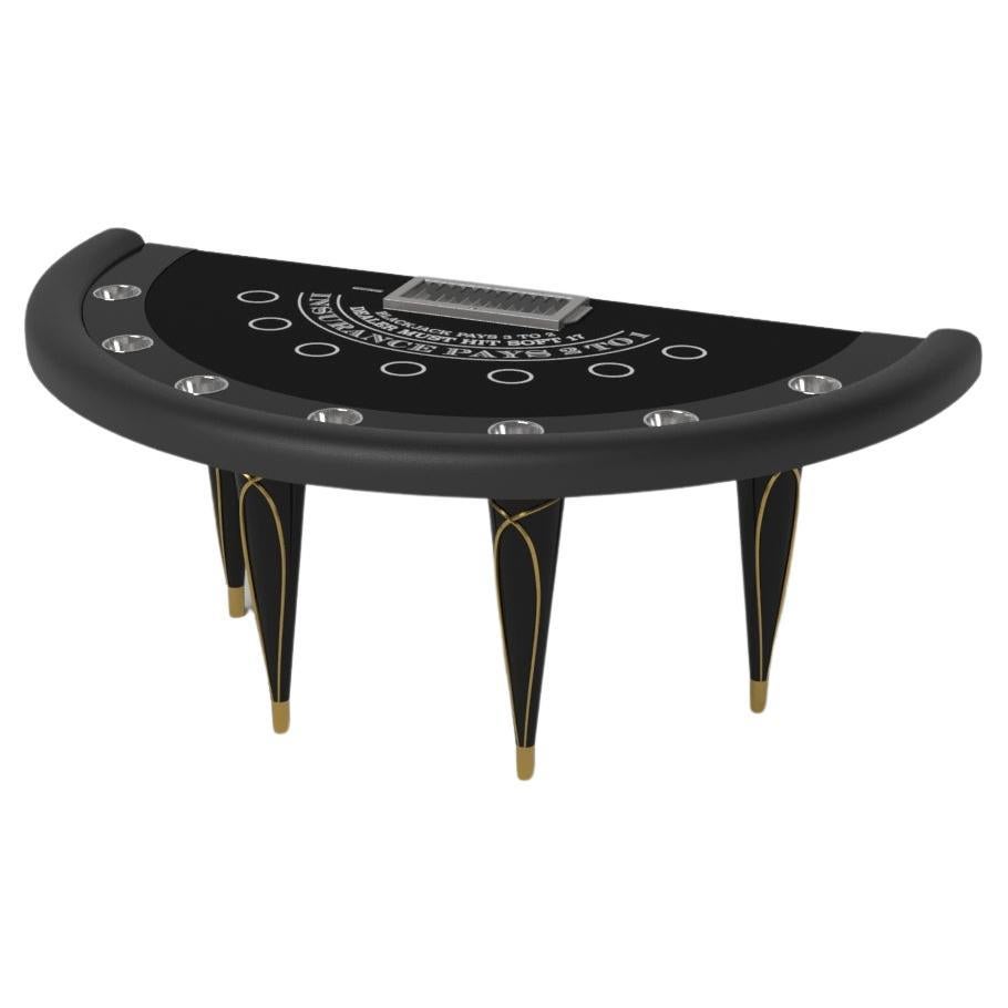 Elevate Customs Don Black Jack Tables / Solid Pantone Black Color in 7'4" - USA For Sale