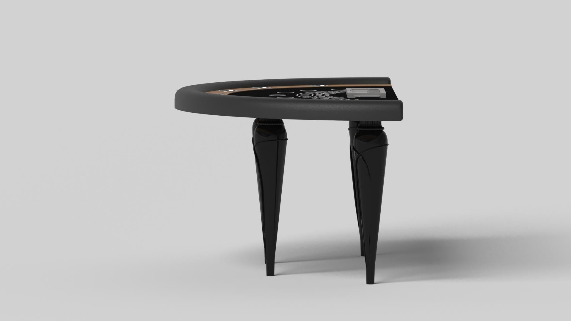 Moderno Tavoli Elevate Customs Don Black Jack / Legno massiccio di teak in 7'4