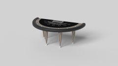 Elevate Customs Don Black Jack Tables /Solid White Oak Wood in 7'4" -Made in USA