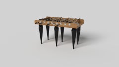 Elevate Customs Don Foosball Tables / Solid Teak Wood in 5' - Made in USA