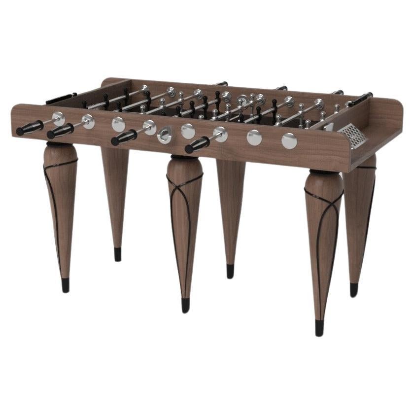Elevate Customs Don Foosball Tables / Solid Walnut Wood in 5' - Made in USA For Sale