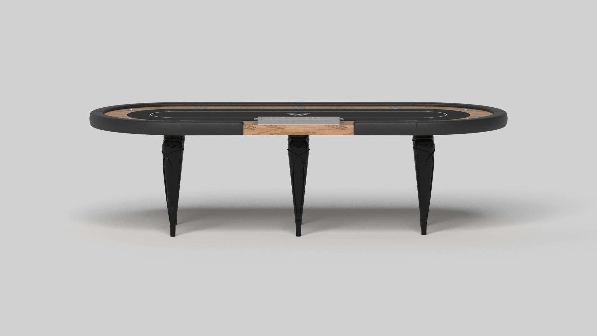 Américain Elevate Customs Don Poker Tables / Solid Curly Maple Wood in 8'8