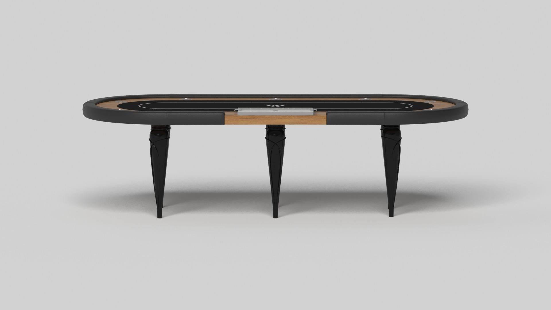 Américain Tables de poker Don sur mesure / Bois de teck massif en 8'8