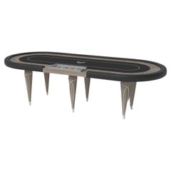 Tavoli da poker Don Elevate Customs / Legno massiccio di Oak Wood bianco in 8'8" - Made in USA