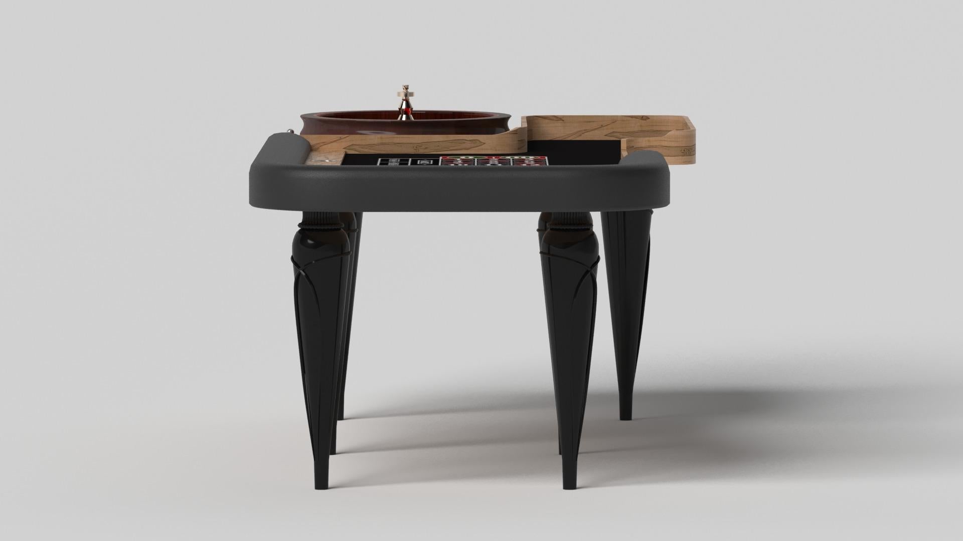 Moderne Elevate Customs Don Roulette Tables/Solid Curly Maple Wood in 8'2